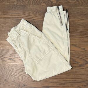 GAP Girlfriend Utility Joggers in Sand Khaki